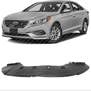 Front Engine Splash Shield Under Cover Direct Replacement Compatible with 2015-2017 Hyundai Sonata HY1228185 29110C2300 29110C2400