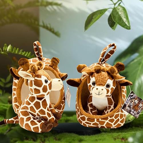 Miniatura 4 de Juguete de peluche de jirafa, juguetes de peluche de jirafa, juguetes de simulación, regalos para niños, regalo perfecto para niños, bebés, niños