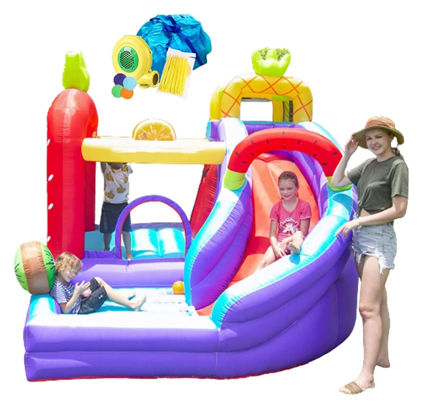 Castello gonfiabile, Parco giochi portatile for saltare con castello gonfiabile