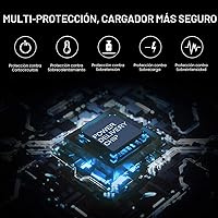 Vista 3 de Cargador compatible con computadora portátil HP 65W 45W Adaptador de energía punta azul inteligente
