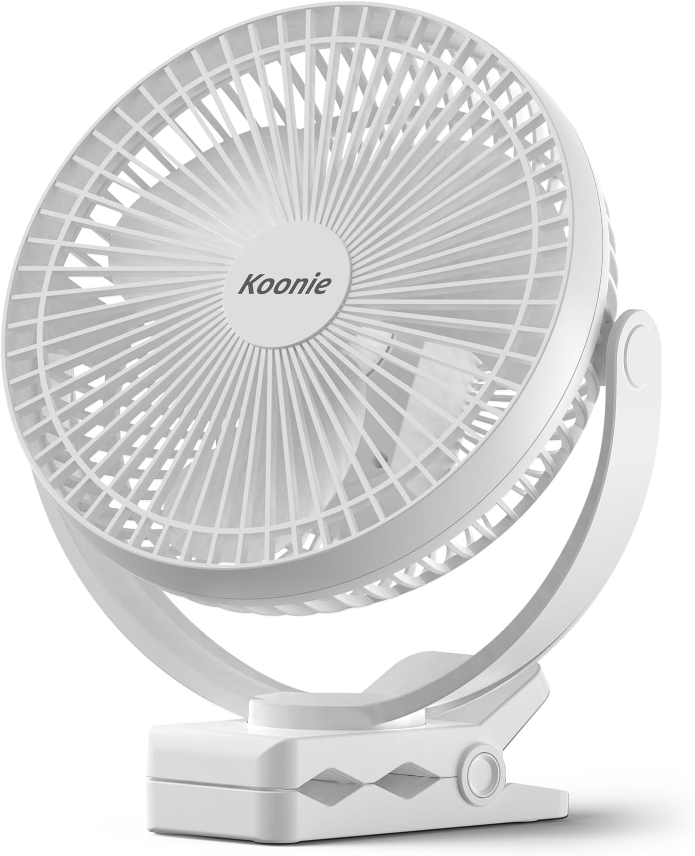 Gemmac 360 ° Rotatie Ultra-Stille Ventilator van 8000mah Oplaadbare
