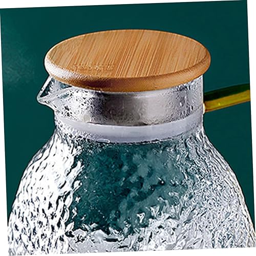 Miniatura 4 de Anneome 2 piezas de drenaje de vidrio de acero sellado para tapa, sellado de tarro reemplazable con tapa de jarra, tapas de tetera bistró, tapas de