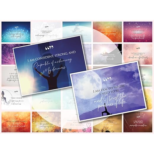 FOCUS AND ZEAL Positive Affirmations Cards | Motivational Cards | Meditation Cards Inspirational Success Quote | Historically Famous Leaders & Innovators | For Men & Women | Business Card Size 30 pcs