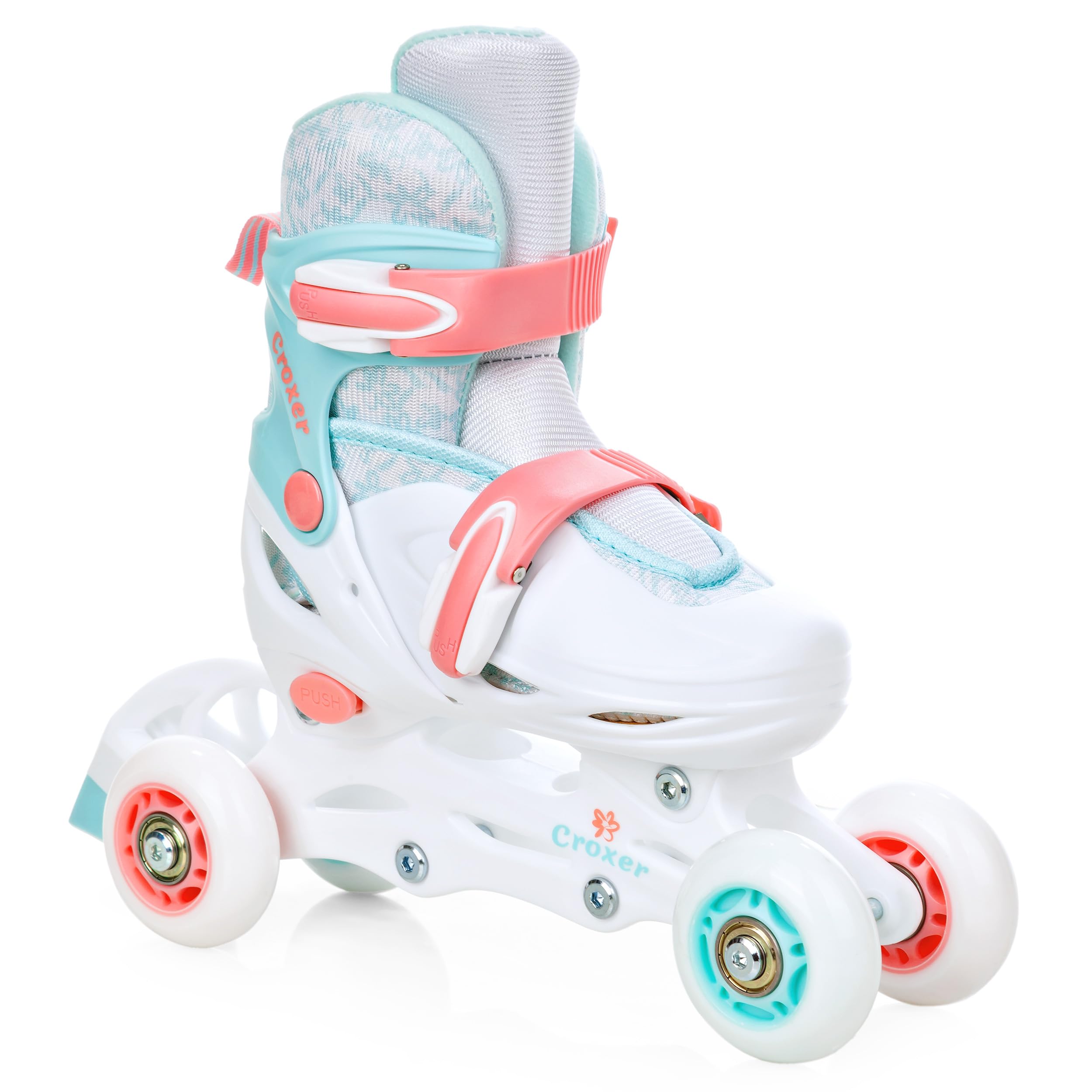 3in1 Inline Skates Pattini in linea Triskates Pattini a rotelle per bambini, ragazze e ragazii regolabili