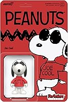 Super7 Joe Cool Snoopy ReAction Figure - 3.75" Peanuts Action Figure, Retro Collectible Toy for Fans