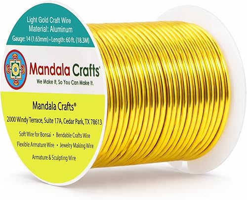 Vista 56 de Mandala Crafts - Alambre de aluminio anodizado de calibre 10 para manualidades de joyería - 32 pies de alambre flexible de cobre coloreado - Doble