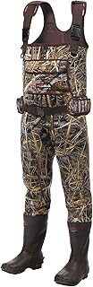 HISEA Chest Waders Neoprene Duck Hunting Waders for Men with 600G Insulated Boot Waterproof Camo Bootfoot Fishing Waders