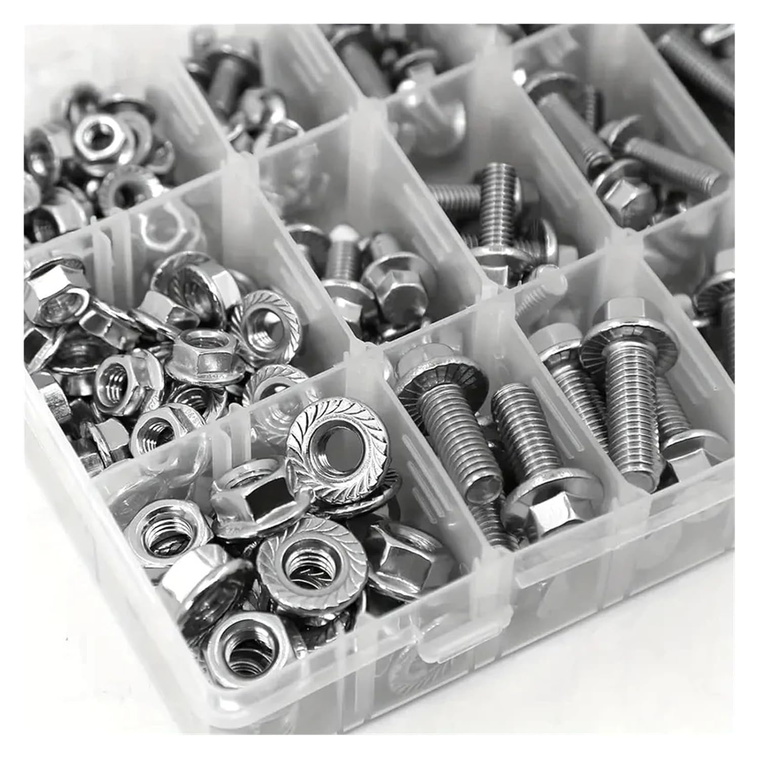 メトリックウサイン・ボルトキット、 240ステンレス鋼フランジボルトとナットキット - M5、M6、M8メートル六角ネジストラップ、