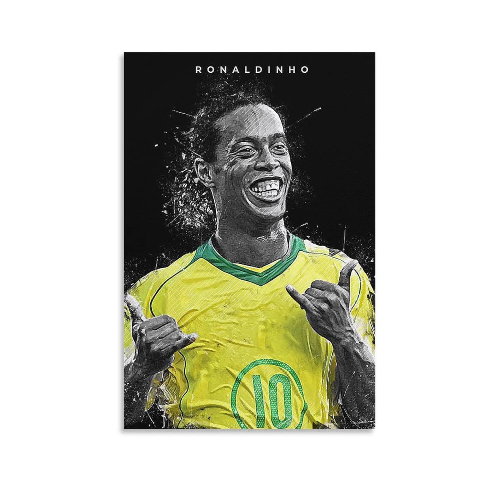 ロナウジーニョ　ポスター Amazon.co.jp: Ronaldinho ロナウジーニョ 有名なサッカースター