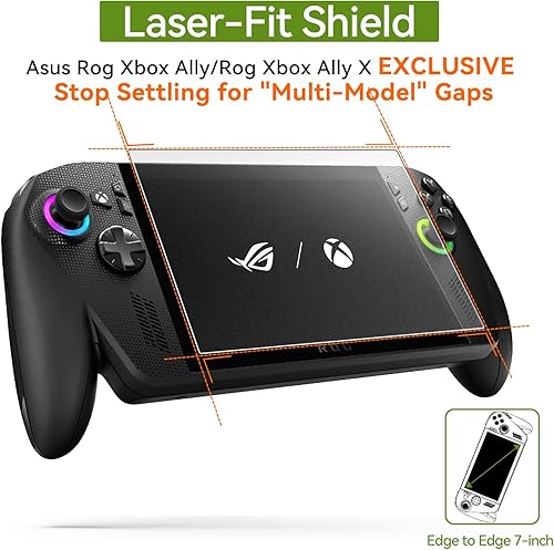 Miniatura 4 de ivoler Paquete de 3 protectores de pantalla grabados antirreflejos para ASUS ROG Xbox AllyROG Xbox Ally X Handheld 2025, vidrio templado