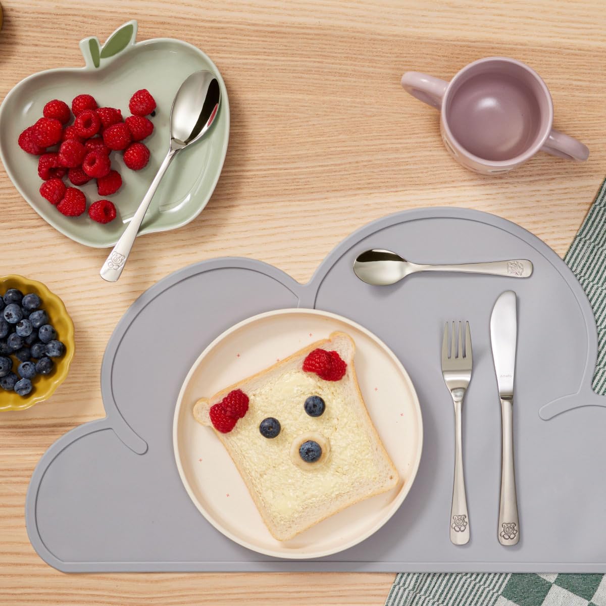 Amefa Teddy bear - 12 fourchettes de table enfant
