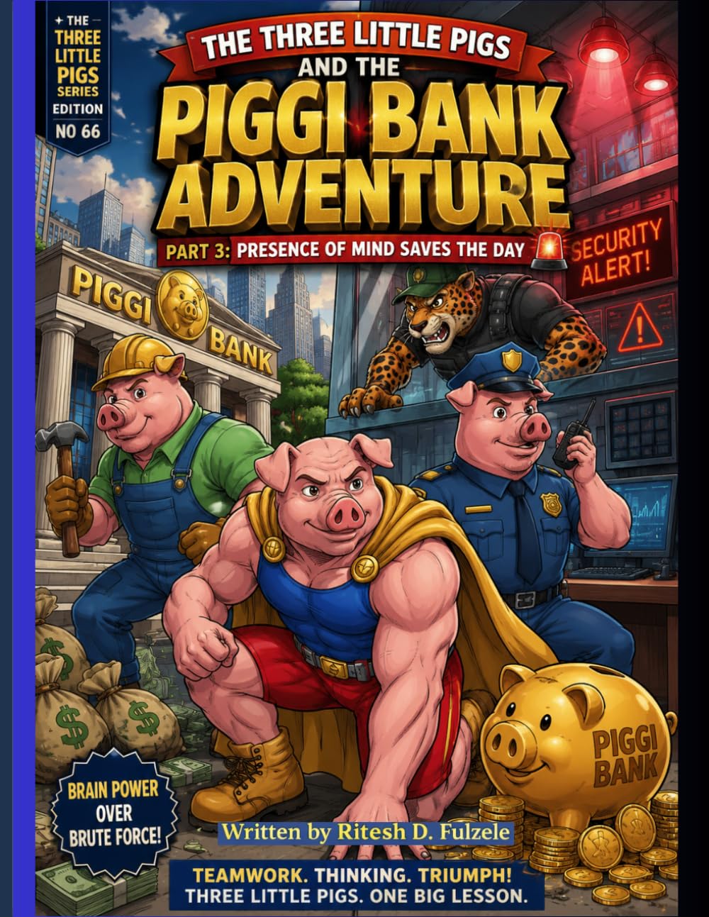 THE THREE LITTLE PIGS AND THE PIGGI BANK ADVENTURE PART 3: Presence of Mind Saves the Day: THE THREE LITTLE PIGS SERIES EDITION NO 66