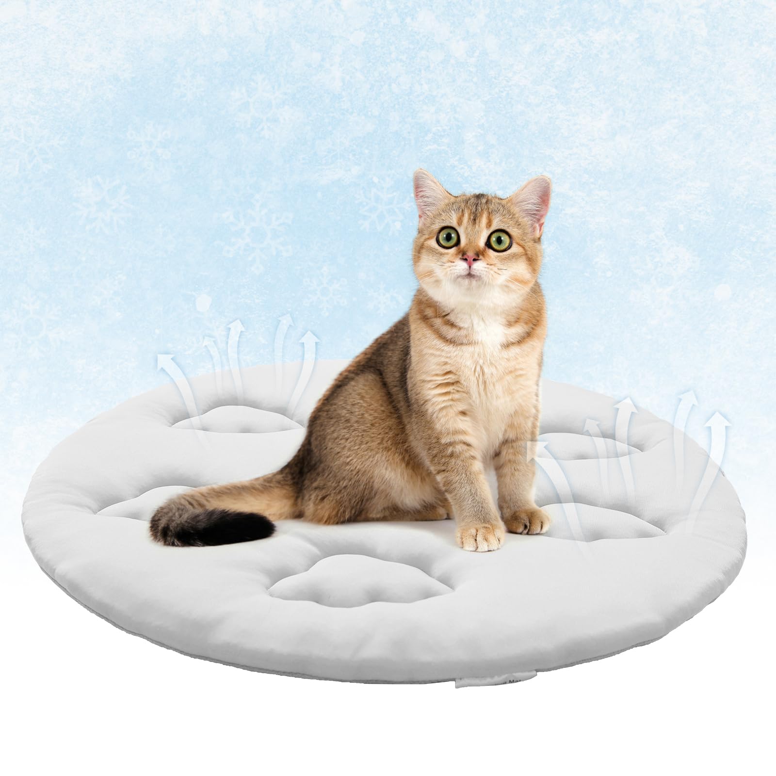 KOOLTAIL Alfombrilla de refrigeración para gatos, almohadilla de refrigeración de dos caras mejorada para perros, gatos, cachorros, manta suave de verano para mascotas, perrera para mantenerse fresca