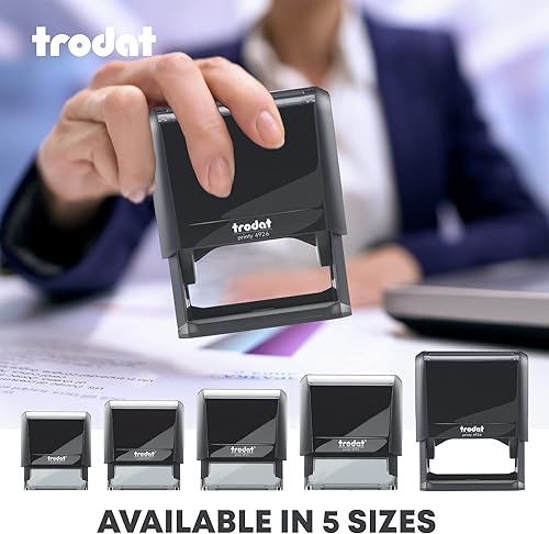 Miniatura 7 de Sello de dirección de devolución personalizado con autoentintado extra grande, ideal para artículos esenciales de pequeñas empresas, suministros