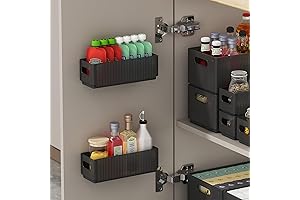 YBOBK HOME Cabinet Door Organizer: Essential Kitchen Storage, No More Cabinet Clutter!