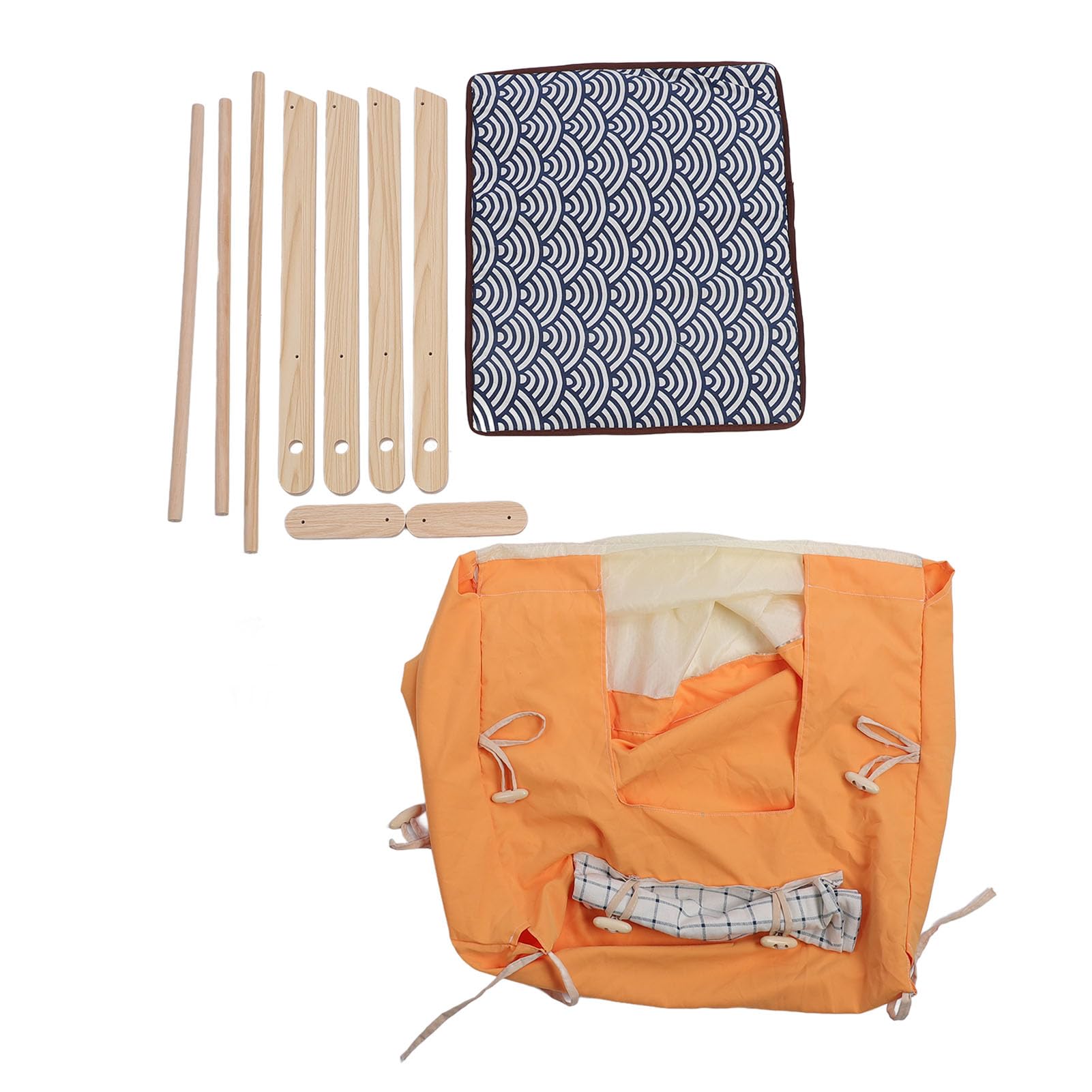 RIZGHWOY Letto per Tenda per Gatti, Cuccia Portatile Lavabile e Traspirante con Design Rimovibile per Uso Interno Ed Esterno per Tutte le Stagioni