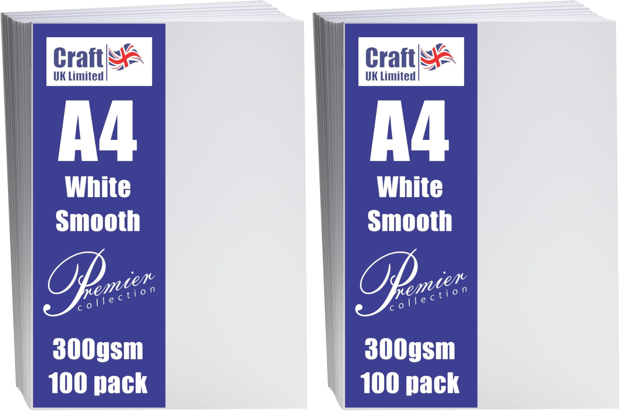 Carton invitation blanc A4 300g pour réussir vos menus et projets de carterie