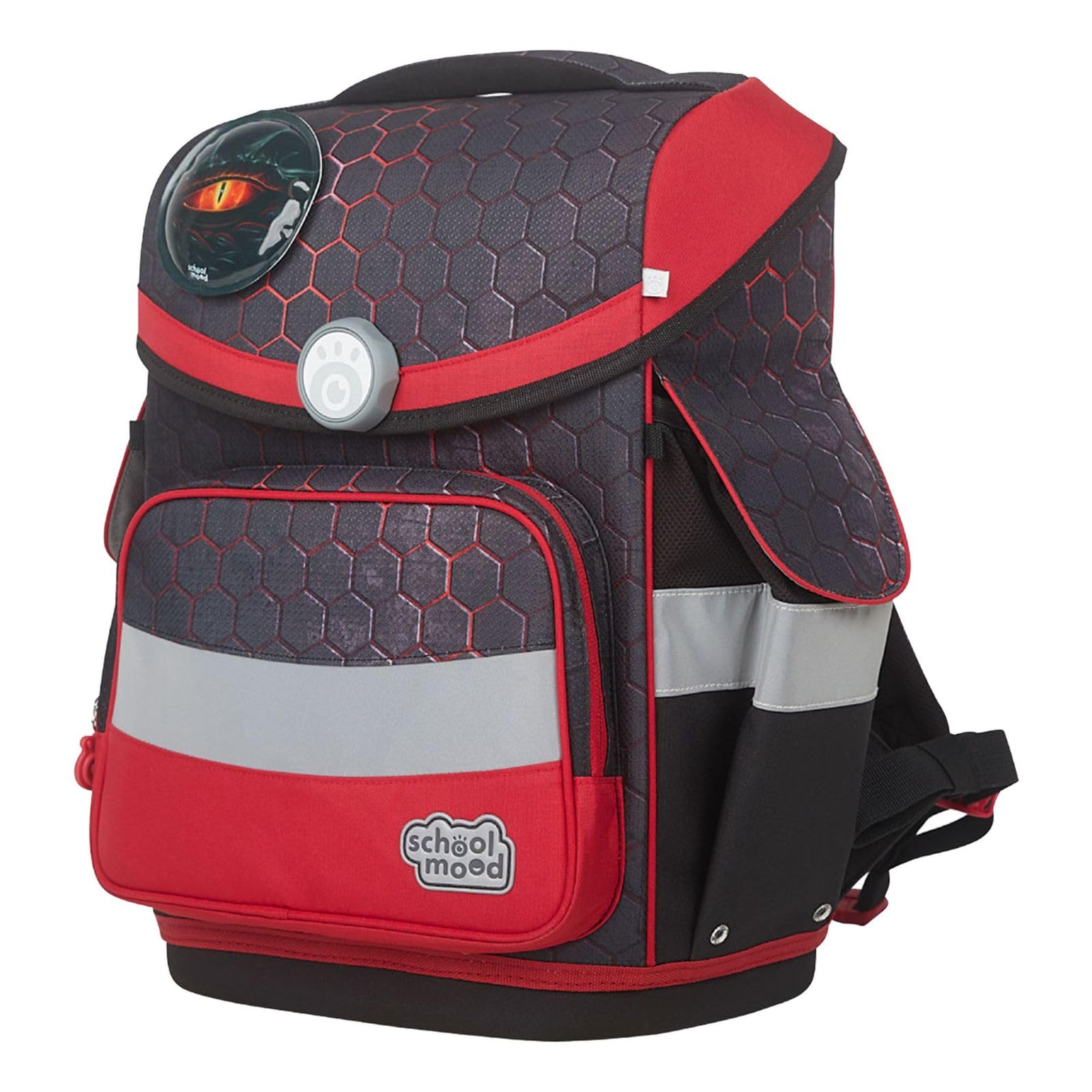 SCHOOL-MOOD Timeless mit LED Patchy Schulranzen-Set 7-teilig Mika