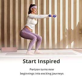 Portzon Weights Dumbbells 10 Colors Options Compatible with Set of 2 Neoprene Dumbbells Set,1-15 LB, Anti-Slip, Anti-roll, Hex Shape