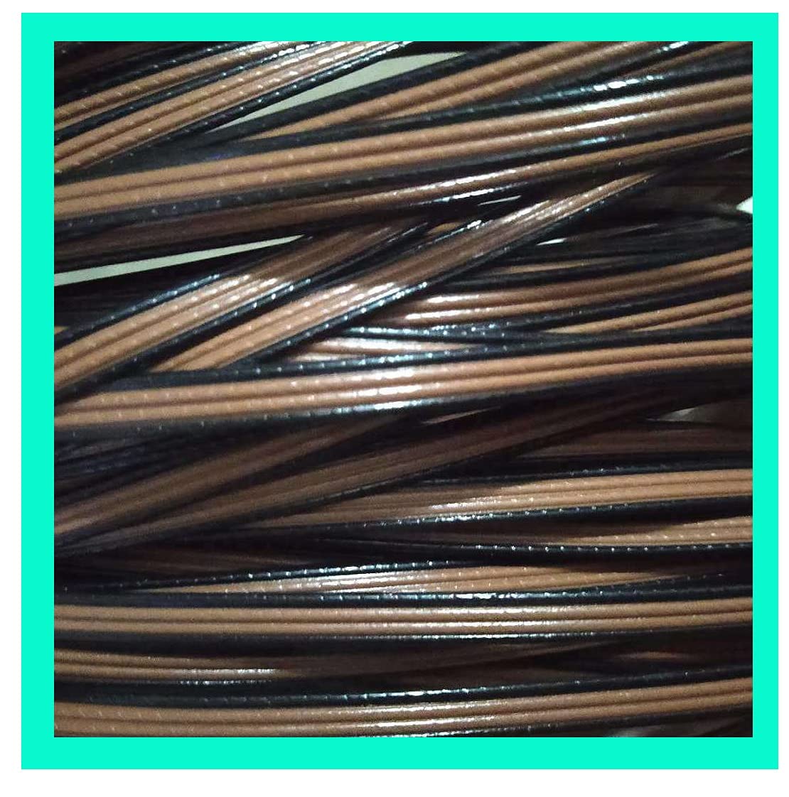 OUdini Plastic Rattan Plastic Pe Wicker Repair Material Synthetic Rattan Weaving Material for Woven Repair/M/8Mm*1.1Mm