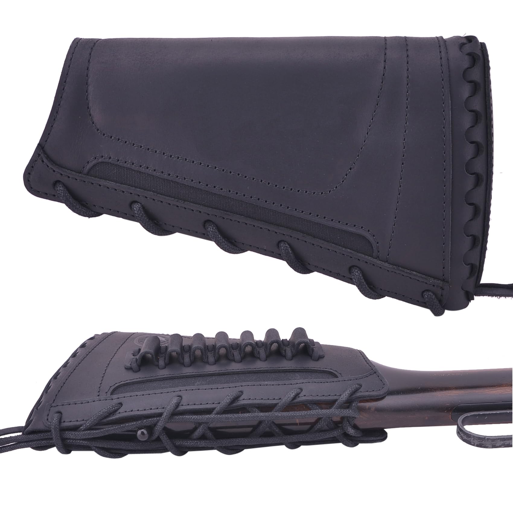 Porte-munitions en cuir véritable pour pistolet de tir .308