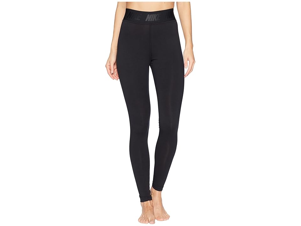 

Nike Sportswear Leg-A-See High Waist Legging (Black/Watermelon) Women's Casual Pants