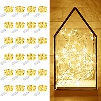 Vista 20 de MUMUXI 20 guirnaldas de luces LED de 7.2 pies