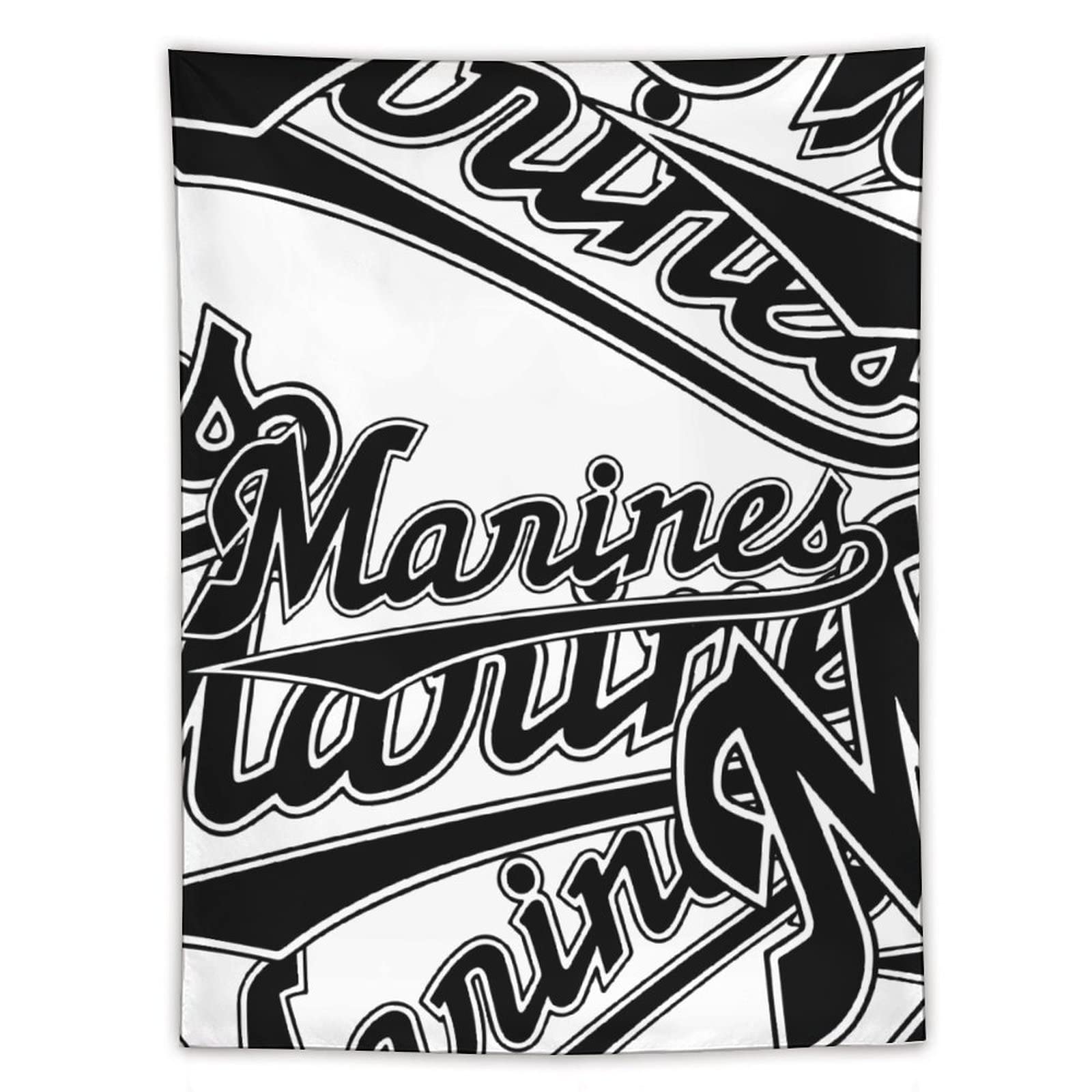 Amazon.co.jp: 千葉ロッテマリーンズ タペストリー 大判 壁掛け 壁飾り