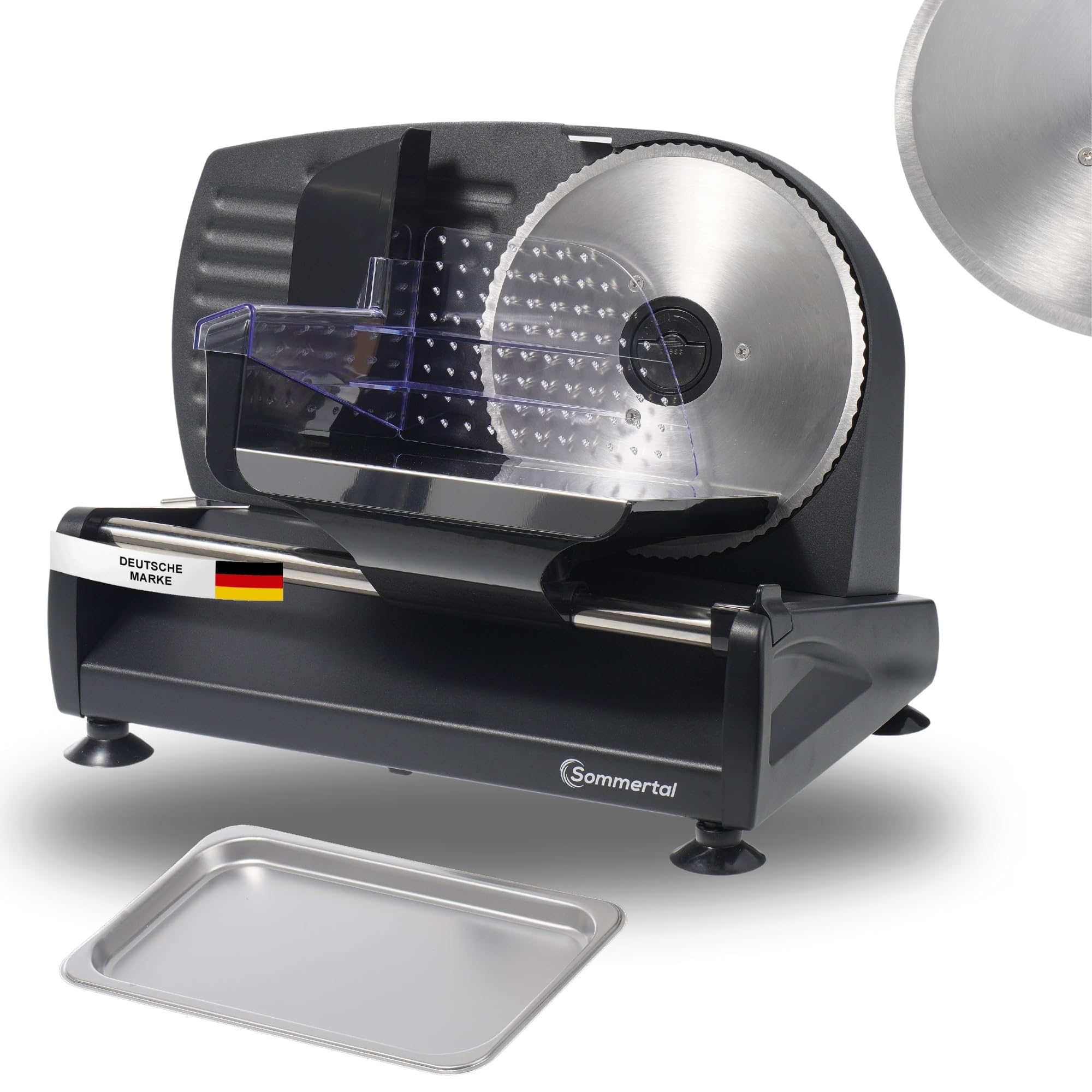 Sommertal AS190 DUAL Trancheuse universelle 200 W en acier inoxydable