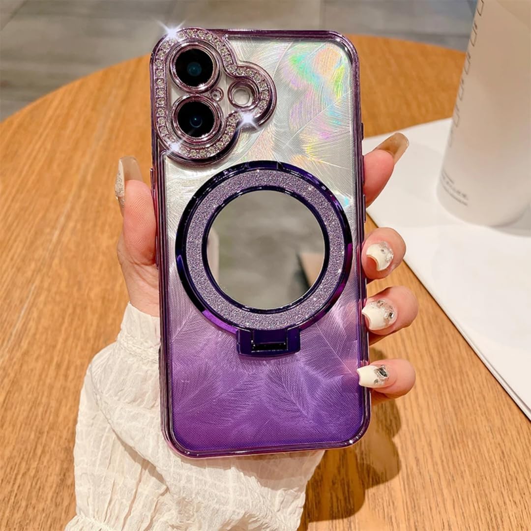 Coque silicone iPhone 16 Pro antichoc violet transparent - 8