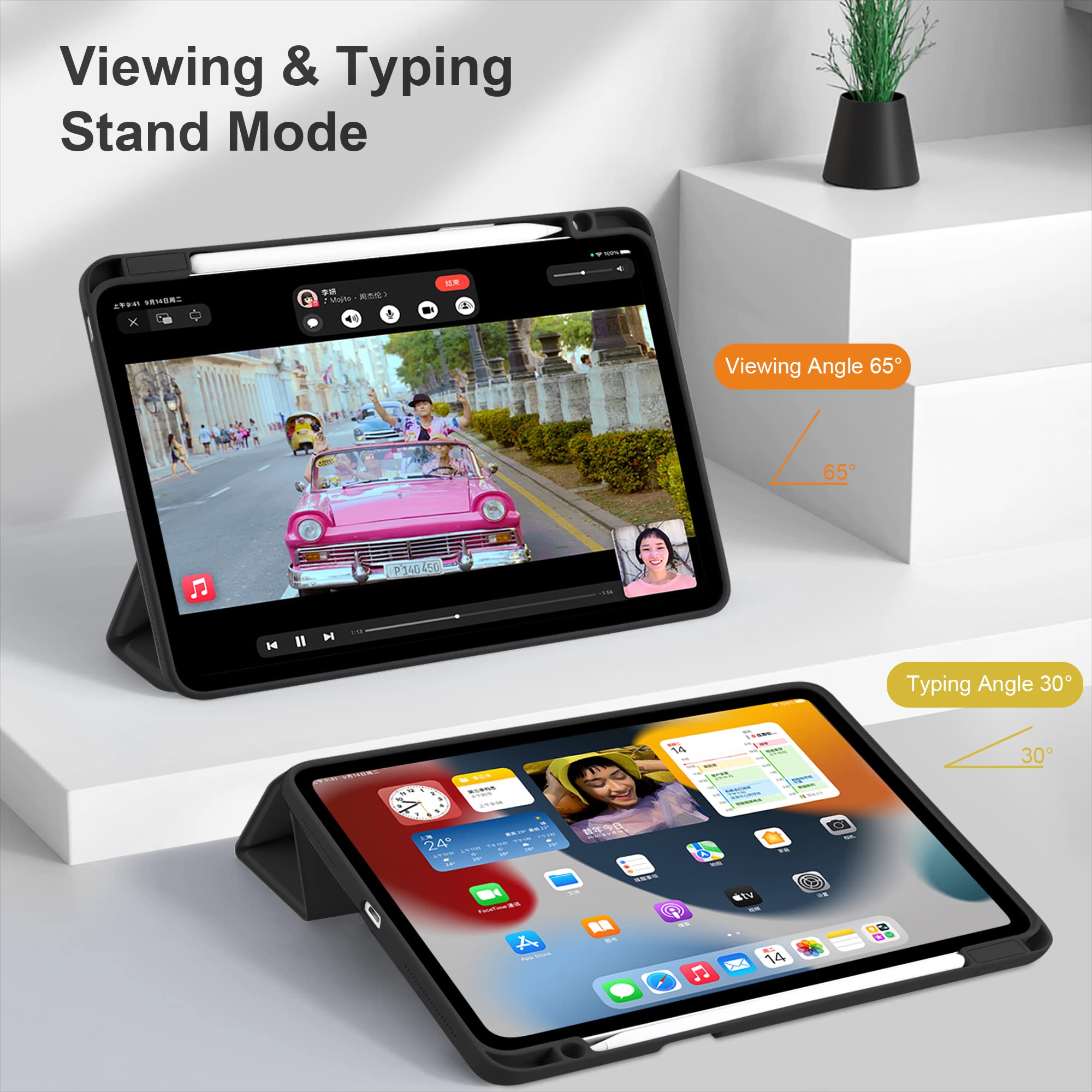 Amazon.com: Batianda Hybrid Case for iPad Pro 13-inch 2025 M5 2024
