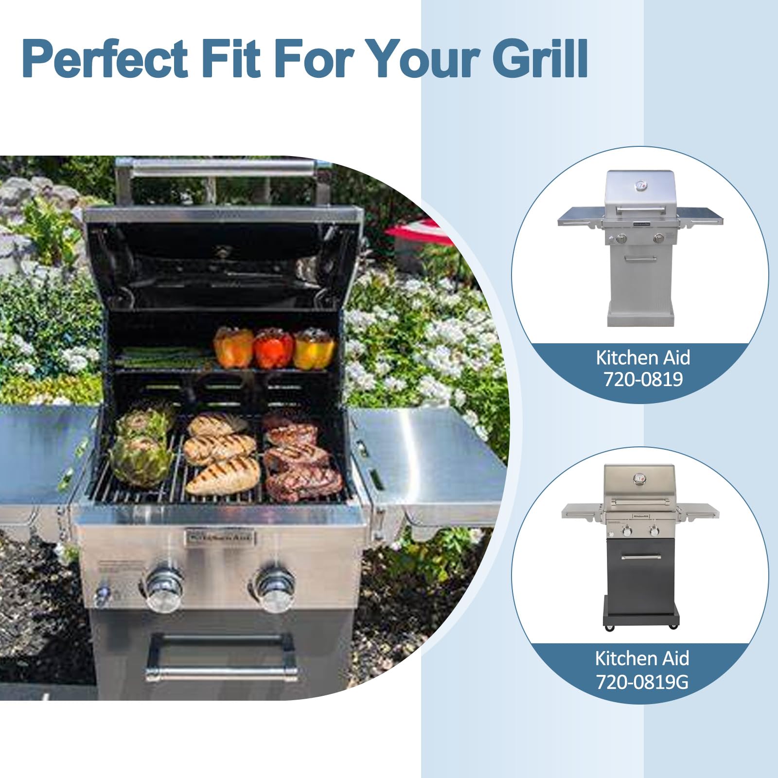 Amazon.com : Adviace Grill Parts for Kitchenaid 720-0819, 720