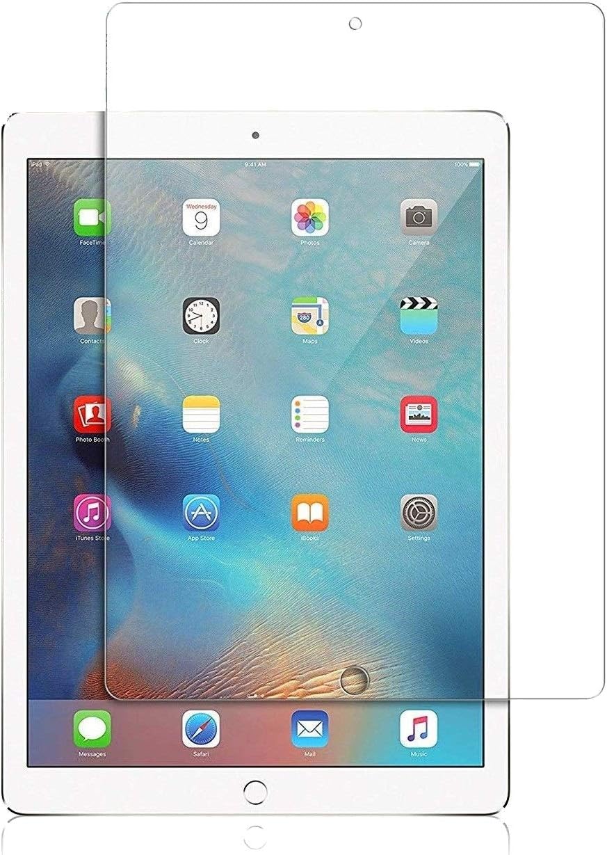 Tough Lee Tempered Glass Screen Guard for Apple iPad Pro 12.9 inch (2015 & 2017) (Transparent) (with Home Button) (Pack of 1)