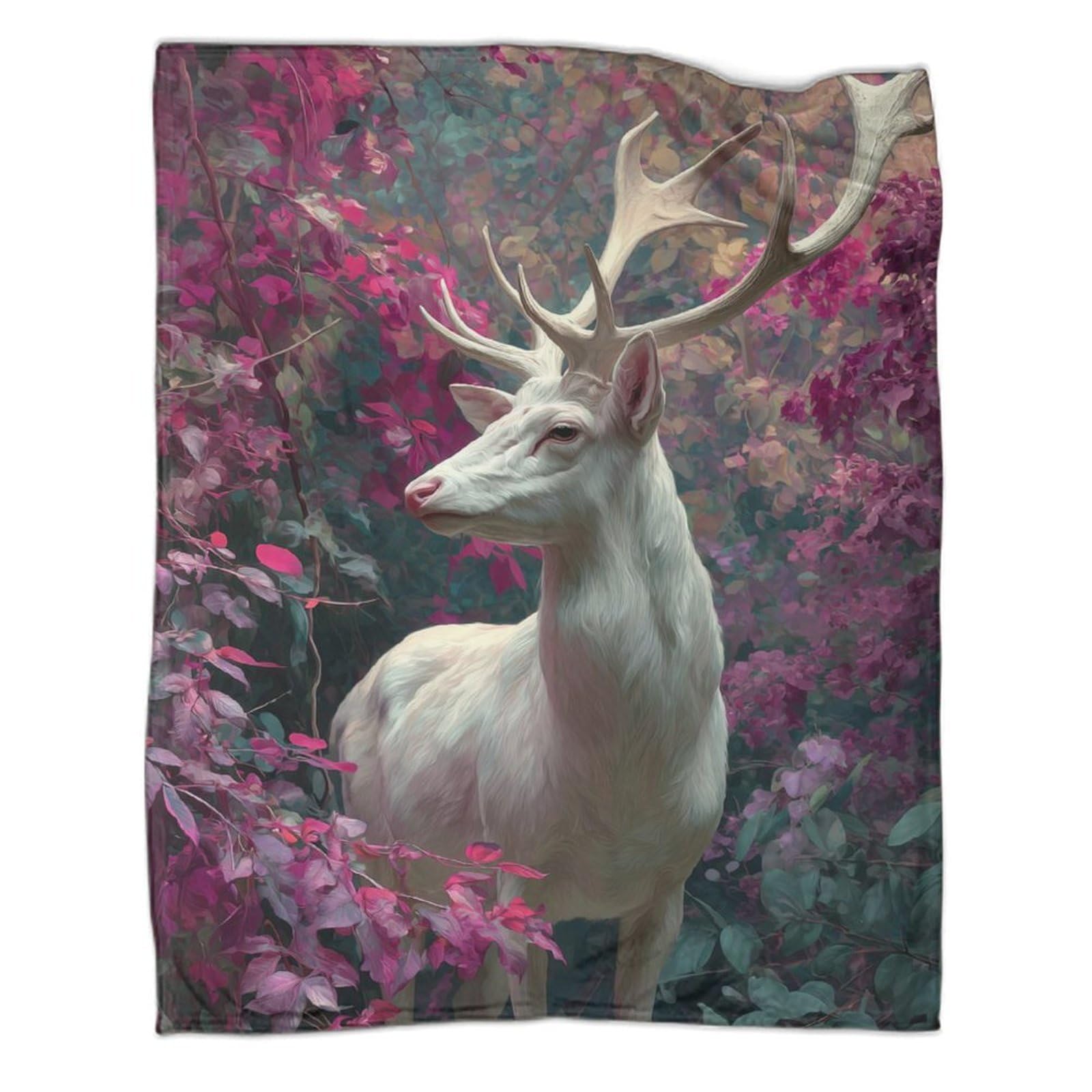 kaiyun Deer, The Forest Scenery Is Magnificent Soft And Comfortable 3D Printed Throw Blanket for Kids Adults for Bed Sofa 70x80inch(180x200cm)