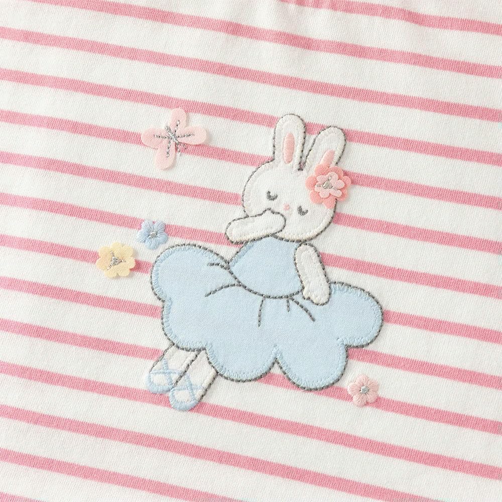 CYBHSM - Camisetas de verano con estampado de dibujos animados para niñas, camisetas de algodón de manga corta para niños, ropa casual al aire libre