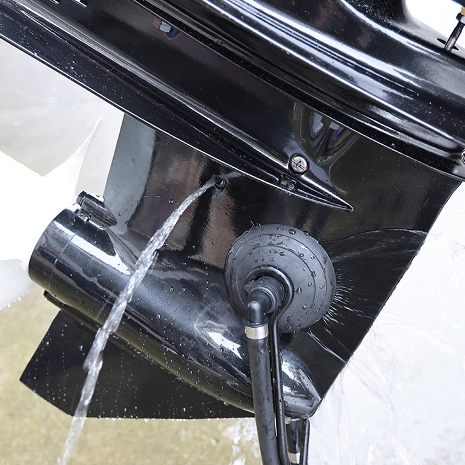 Sciacquoni per motori per barche - Sciacquone per motori in metallo per cuffie antirumore per barche | Muffole per lavaggio motore fuoribordo | Cuffie antirumore per motore con staffa | Lavaggio del m