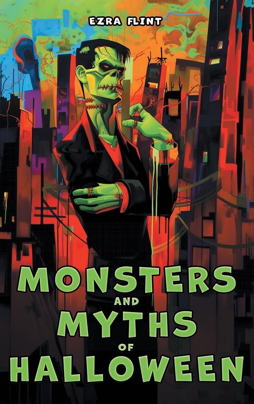 Monsters and Myths of Halloween: 16 Legendary Creatures from World Folklore: Their Real Origins and a Spooky Story for Each - Illustrated, for Kids Ages 8-12