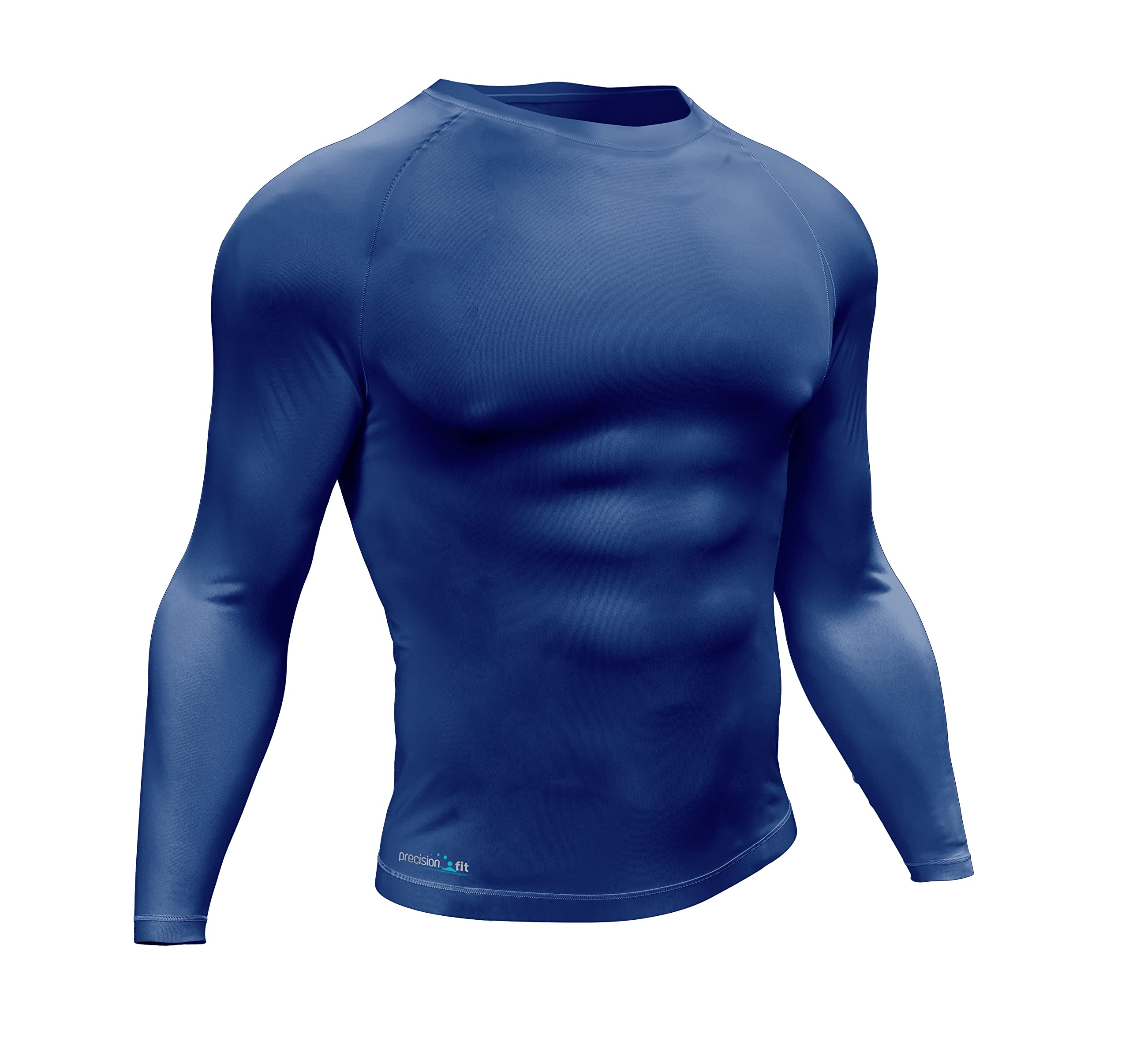 Precision Unisex's Essential Base Layer Long Sleeve Shirt, Navy, Small