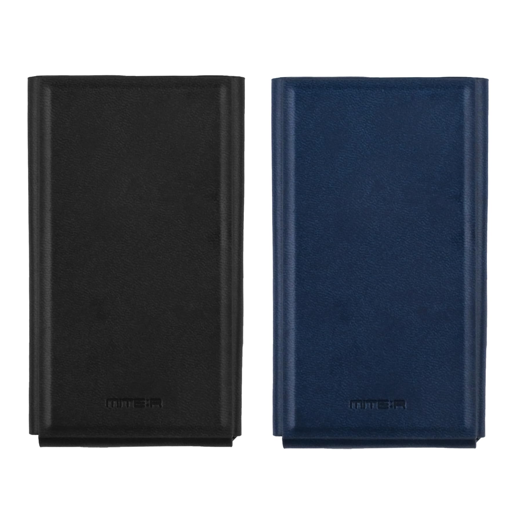 MITER Custodia in pelle PU artigianale per FiiO M21 - Pelle PU Premium Italia, Protezione Telaio in Acciaio, Made in Korea (Blu Navy)