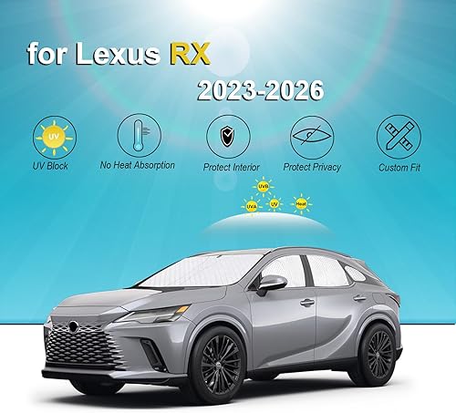 Miniatura 297 de KMF - Parasol de repuesto para parabrisas, cubierta para ventana lateral y trasera, cubierta protectora para visor, para campamento, bebé, bloqueo