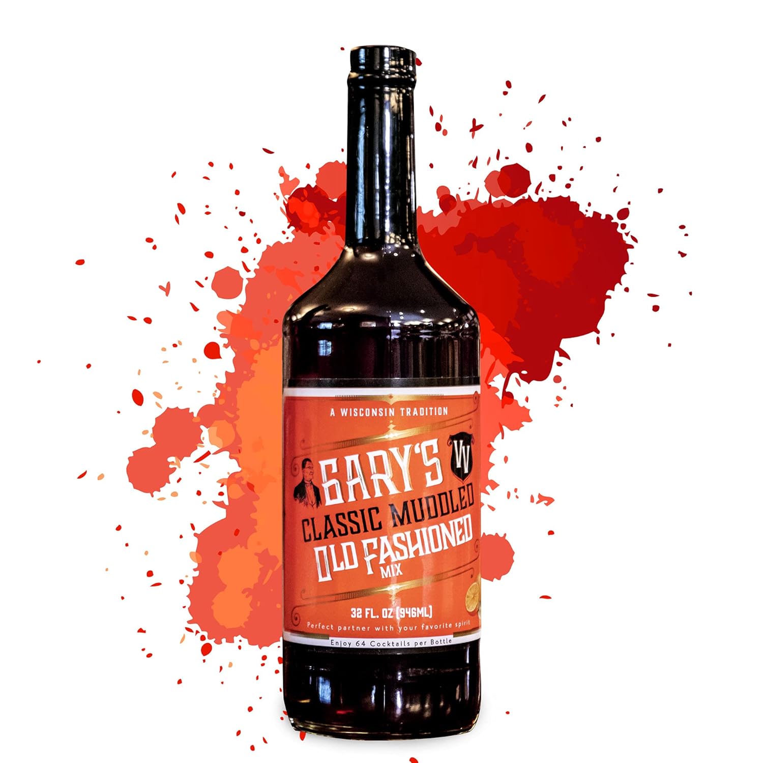 Gary's Classic Muddled Old Fashioned Mix, Premium Non