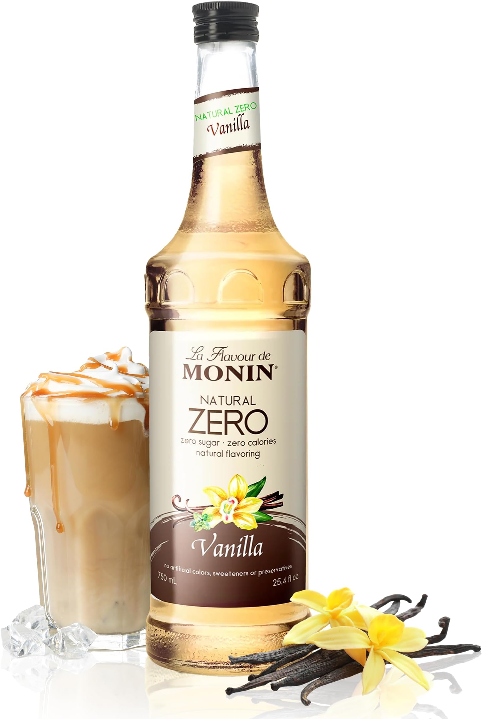 Vanilla Zero Calorie Natural Flavoring, 750 ml bottle