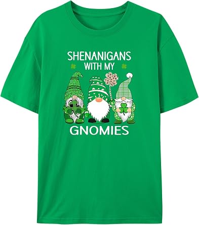 St. Patricks Day Lucky Charm T-Shirt - Vintage Lucky the Leprechaun Graphic Tee 100% Cotton