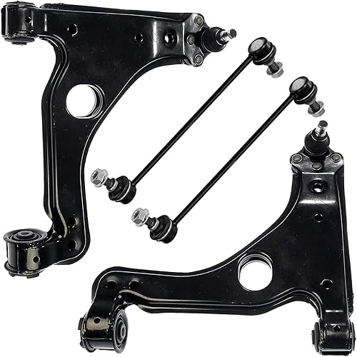 Miniatura 29 de Detroit Axle - Kit de brazos de control frontal RWD para Chrysler 300 Dodge Challenger Charger Magnum, 2 brazos de control superiores 2 rótulas