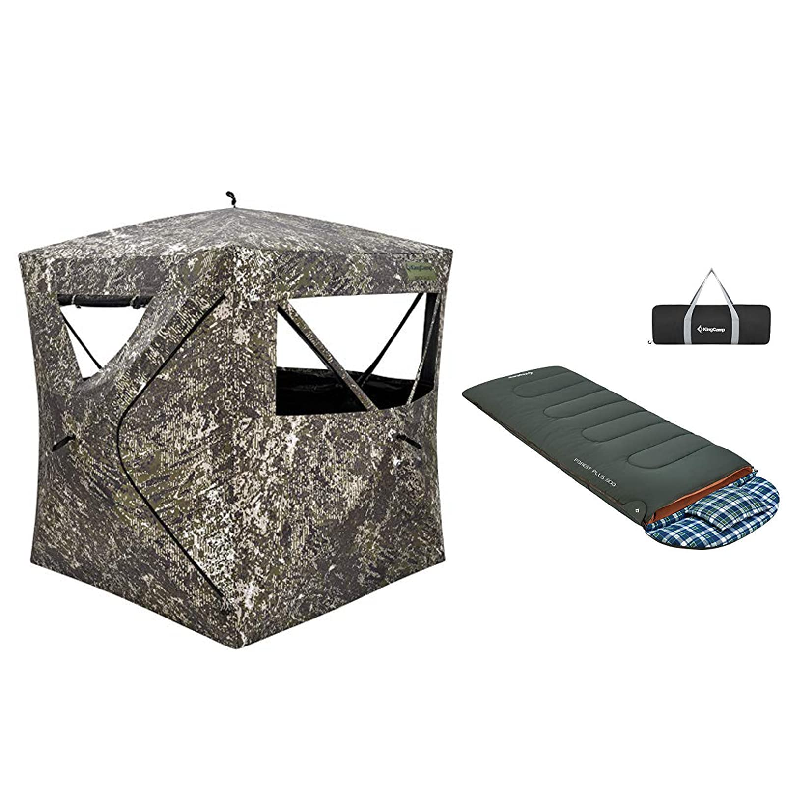 KingCamp Hunting Ground Blind Oversize Camping Folding Sofa Chair