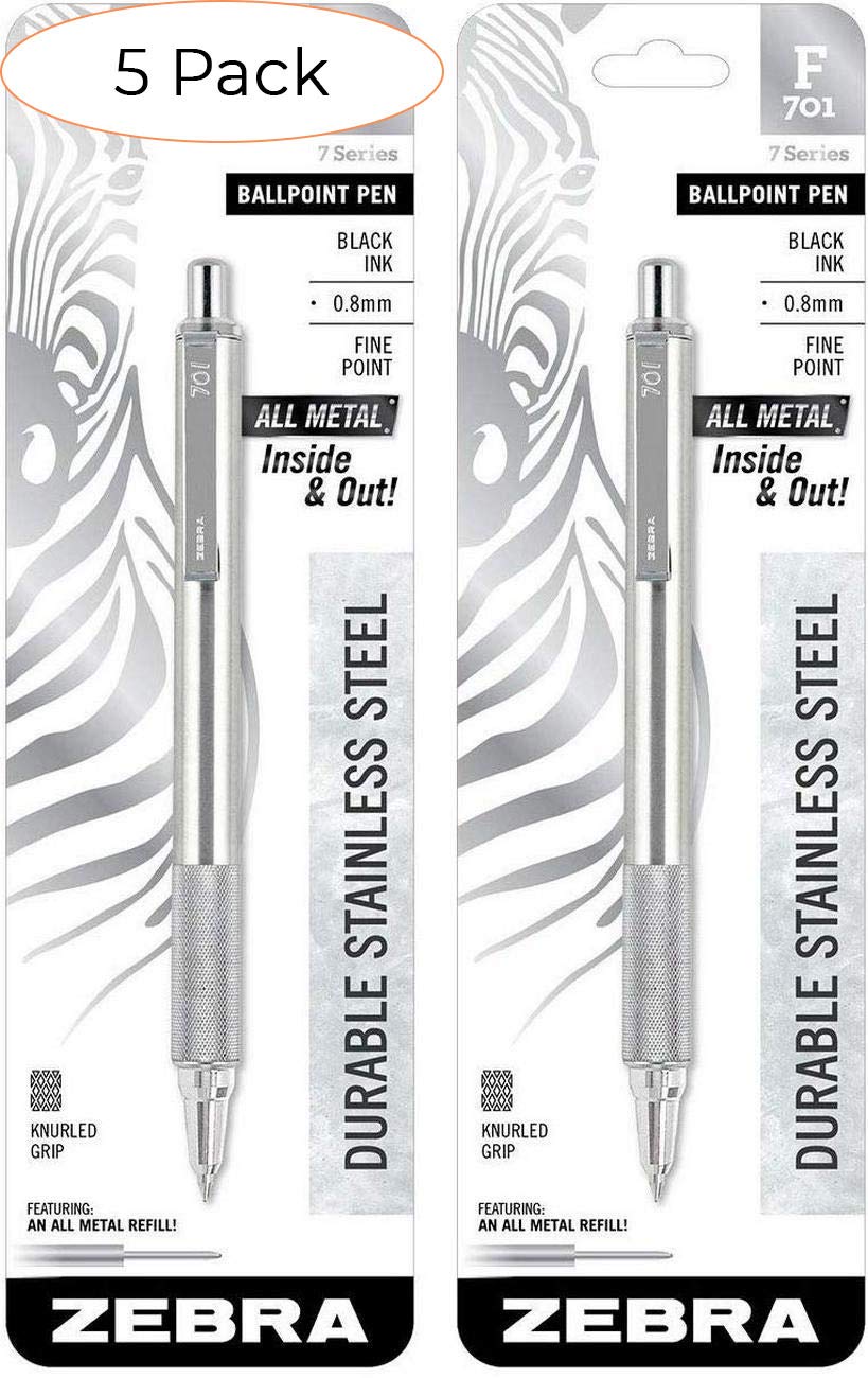 Amazon.com : Zebra 29411 F-701 Ballpoint Stainless Steel