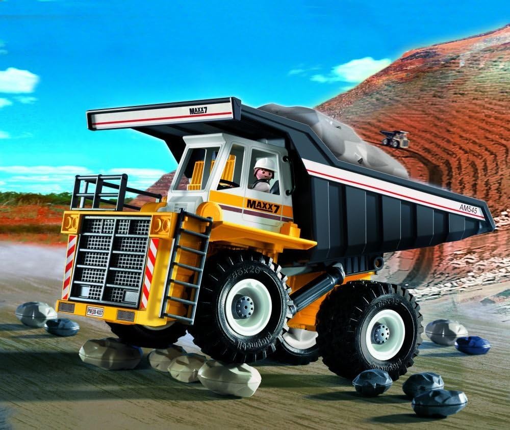 Playmobil - 4037 - Jeu de Construction - Tombereau g?�ant : Amazon.fr: Jeux et Jouets
