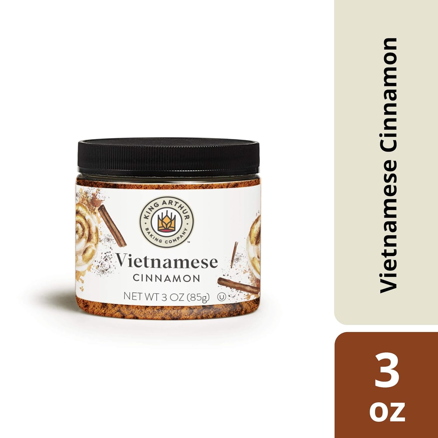 King Arthur Flour Vietnamese Cinnamon, Certified Kosher, Nut-Free, 3 Oz, (Pack Of 6)