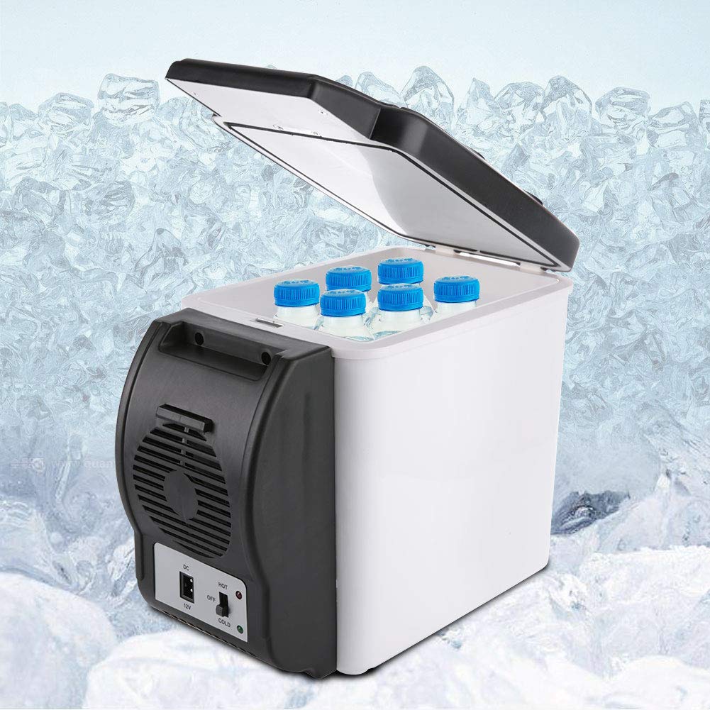 6L Mini Car Refrigerator Auto Camping Fridge Electric Cool Box Cooler