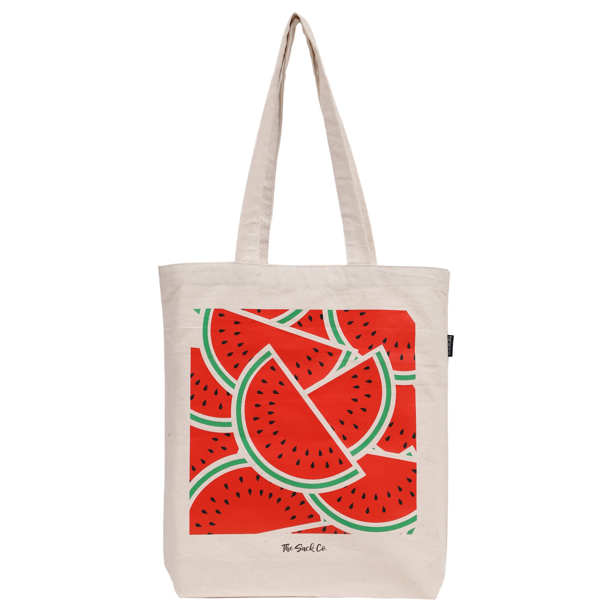 THE SACK CO. TOTE BAG for WOMEN AND GIRLS |WATERMELON| Shoulder bags Made of Organic Cotton. (B09XTVD77C) Amazon Price History, Amazon Price Tracker